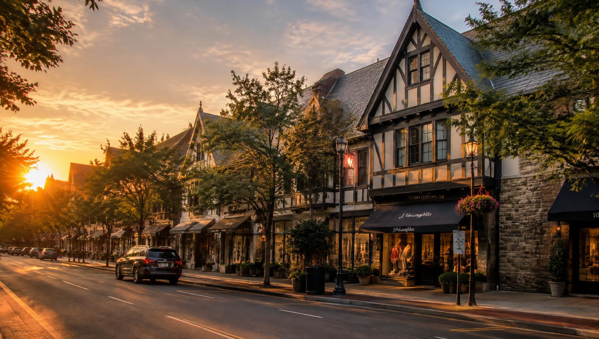 Scarsdale Village storefronts